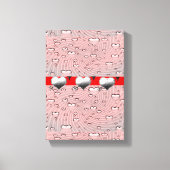 toile étirée Imprimer Saint-Valentin (Recto)