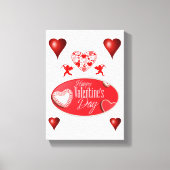 toile étirée Imprimer Saint-Valentin (Recto)