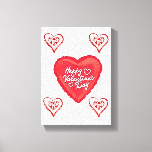 toile étirée Imprimer Saint-Valentin (Recto)