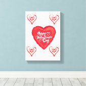 toile étirée Imprimer Saint-Valentin (Insitu (Plancher de Bois))