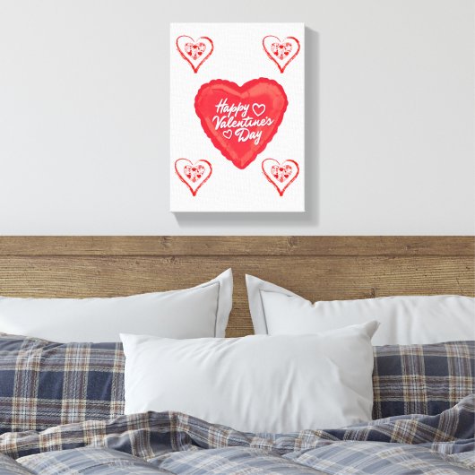toile étirée Imprimer Saint-Valentin (Insitu(Chambre))