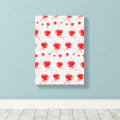 toile étirée Imprimer Saint-Valentin (Insitu (Plancher de Bois))