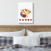 toile étirée Imprimer Saint-Valentin (Insitu(Chambre))