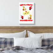 toile étirée Imprimer Saint-Valentin (Insitu(Chambre))