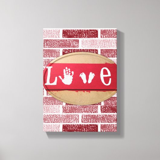 Toile étirée Imprimer Saint Valentin Amour (Recto)