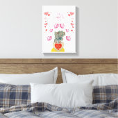 Toile étirée Imprimer Saint Valentin Eléphant (Insitu(Chambre))