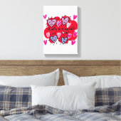 toile étirée Imprimer Saint Valentin Vintage (Insitu(Chambre))