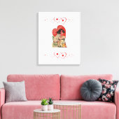 toile étirée Imprimer Saint Valentin Vintage (Insitu(Salon))