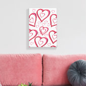 toile étirée Imprimer Saint Valentin Vintage (Insitu(Salon))