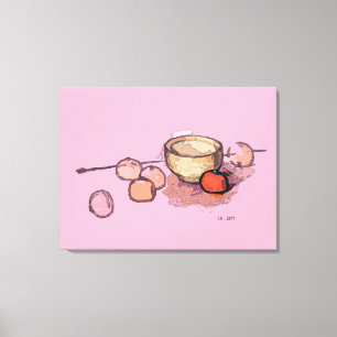 Toile étirée Imprimer 'STL #1'