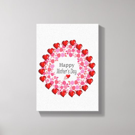 Toile étirée Imprimer toile de fête des mères (Recto)