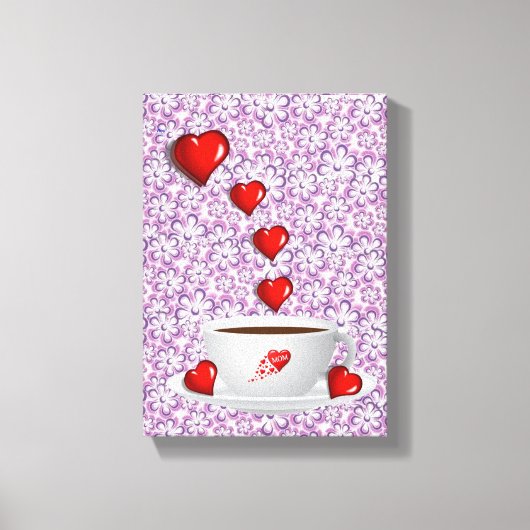 Toile étirée Imprimer toile de fête des mères (Recto)