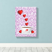 Toile étirée Imprimer toile de fête des mères (Insitu (Plancher de Bois))