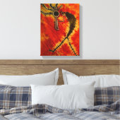 Toile étirée Kokopelli Tie Dye (Insitu(Chambre))