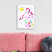 Toile étirée Pony Sun (Insitu(Salon))