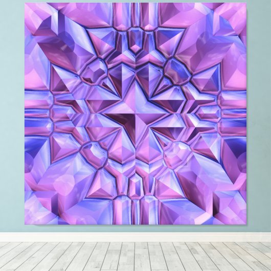 Toile Étoile Abstraite (Insitu (Plancher de Bois))