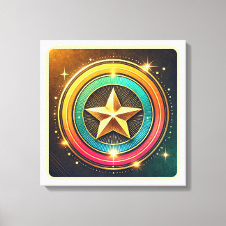 Toile Étoile céleste