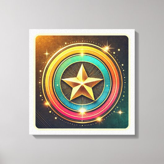 Toile Étoile céleste (Recto)