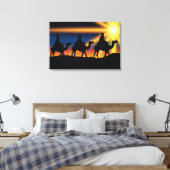 Toile Étoile de Bethléem, le Christ est né, (Insitu(Chambre))