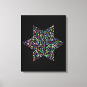 Toile Étoile de David Colorée (Recto)