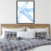 Toile Étoile de mer indigo (Insitu(Chambre))