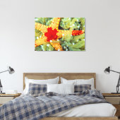 Toile Étoile de mer rouge et jaune 2 (Insitu(Chambre))