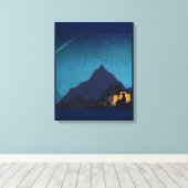 Toile « Étoile du héros » de Nicholas Roerich (Insitu (Plancher de Bois))