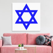 Toile ✡︎ Étoile juive de David (Insitu(Salon))