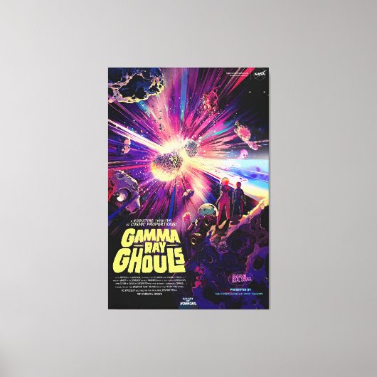 Toile Étoiles Collision Arc-en-ciel Explosion (Recto)