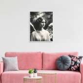 Toile Étoiles d'ange noir et blanc (Insitu(Salon))