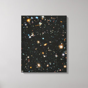 Toile Étoiles dans l'espace - Champ ultra-profond de Hub