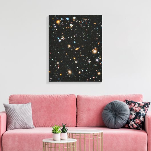 Toile Etoiles dans l'espace - Hubble Ultra Deep Field (Insitu(Salon))