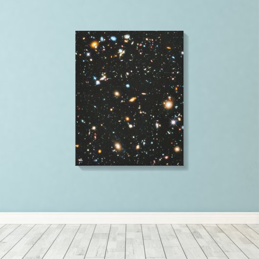 Toile Etoiles dans l'espace - Hubble Ultra Deep Field (Insitu (Plancher de Bois))