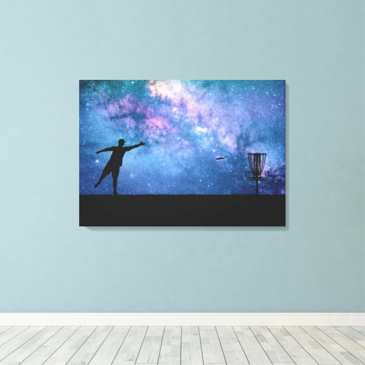 Toile Étoiles de golf sur disque (Insitu (Plancher de Bois))