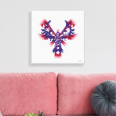 Toile Étoiles et rayures d'aigle américain (Insitu(Salon))