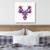 Toile Étoiles et rayures d'aigle américain (Insitu(Chambre))