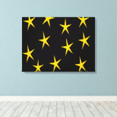 TOILE ÉTOILES JAUNES (Insitu (Plancher de Bois))