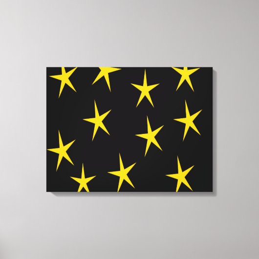 TOILE ÉTOILES JAUNES (Recto)