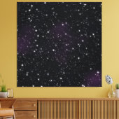 Toile Étoiles spatiales Galaxy Nebula Mur Art Imprimer (Insitu(Salon))