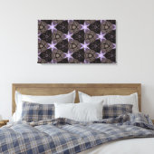 Toile étoiles violettes (Insitu(Chambre))