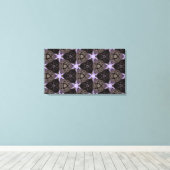 Toile étoiles violettes (Insitu (Plancher de Bois))