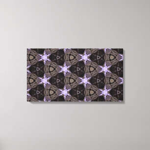 Toile étoiles violettes