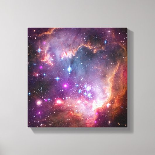 Toile Etoiles violettes Galaxy Astronomie spatiale (Recto)