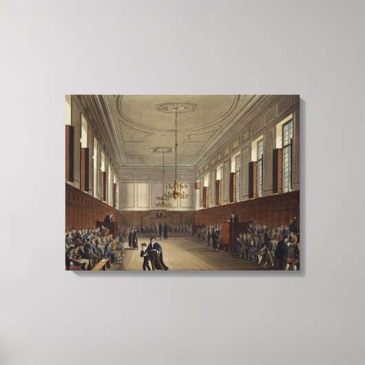 Toile Eton School Room, de "History of Eton College", (Recto)
