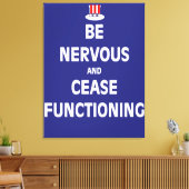 Toile Être nerveux et cesser de fonctionner (Insitu(Salon))