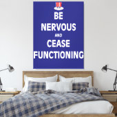 Toile Être nerveux et cesser de fonctionner (Insitu(Chambre))