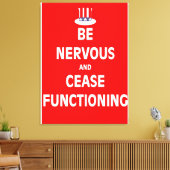 Toile Être nerveux et cesser de fonctionner (Insitu(Salon))
