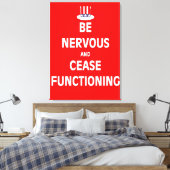 Toile Être nerveux et cesser de fonctionner (Insitu(Chambre))