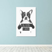 Toile Être normal est ennuyeux (Insitu (Plancher de Bois))