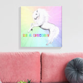 Toile Être une licorne (Insitu(Salon))